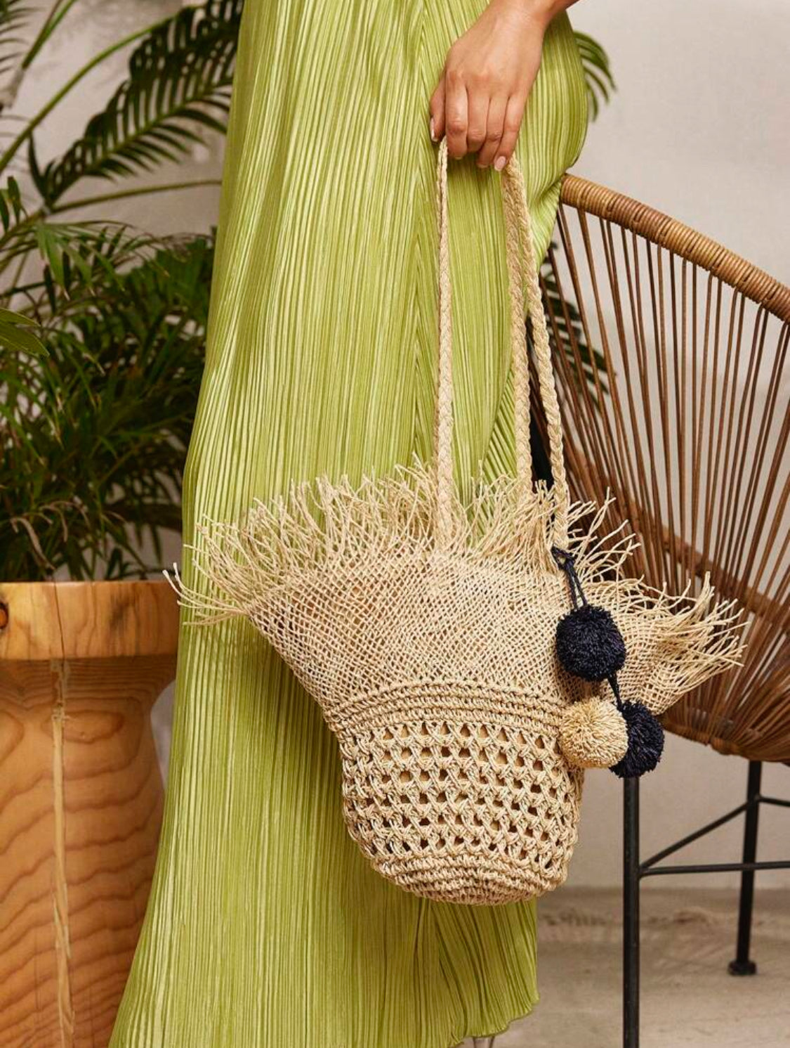Straw Hat shaped Bag