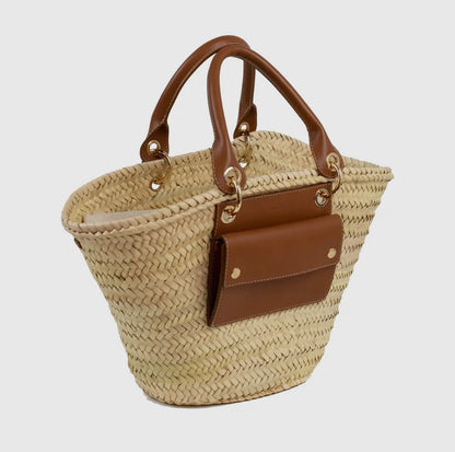 Cap Coz Straw Tote Bag