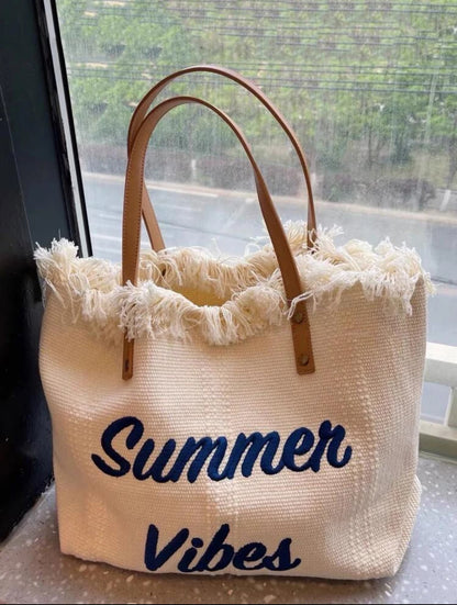 Summer Tote Bag Cream