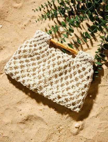 Alba Crochet clutch Bag