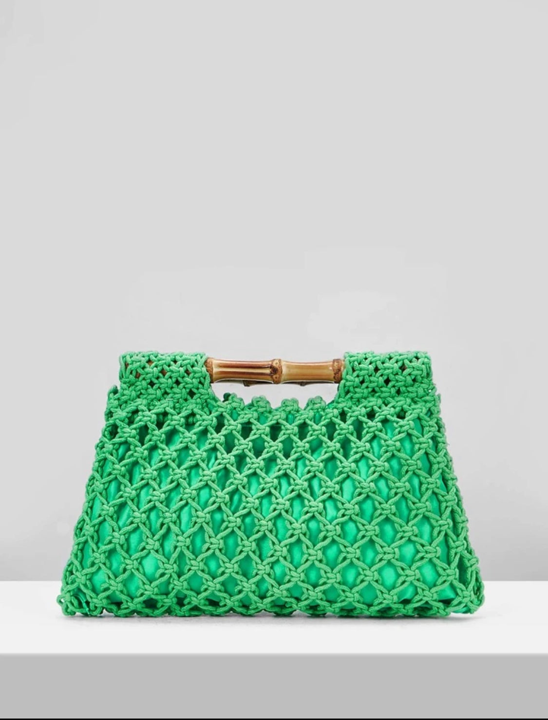 Alba Crochet clutch Bag