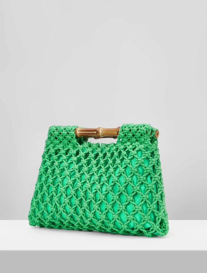 Alba Crochet clutch Bag