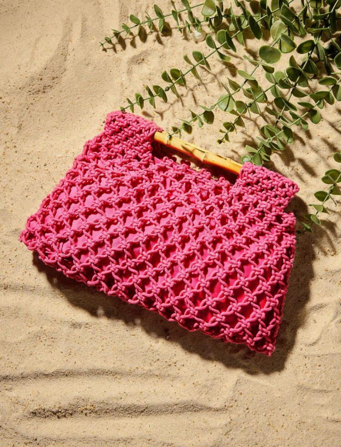 Alba Crochet clutch Bag