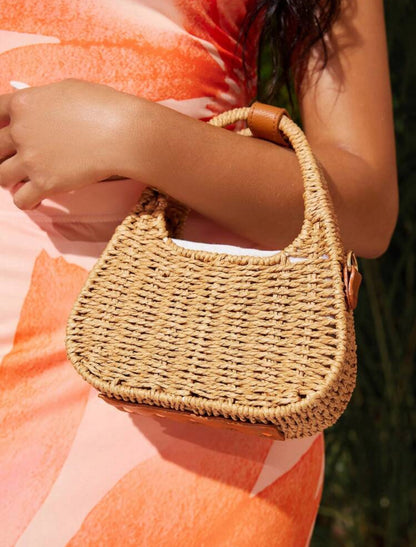 Mini Straw Rimini Bag